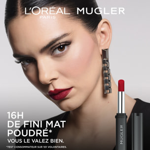 L'Oréal Paris x Mugler Rouge à Lèvres Power Matte Red 1974