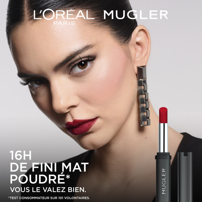 L'Oréal Paris x Mugler Rouge à Lèvres Power Matte Red 1974