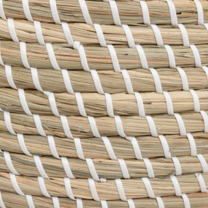 Juego de 2 cestas 'Soleya' fabricado en paja Ø30cm y Ø39cm