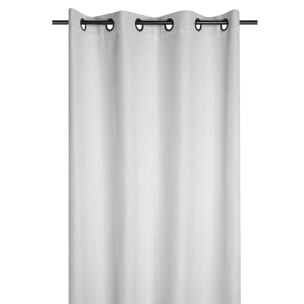 Rideau occultant  -  - Effet tweed - Ecru