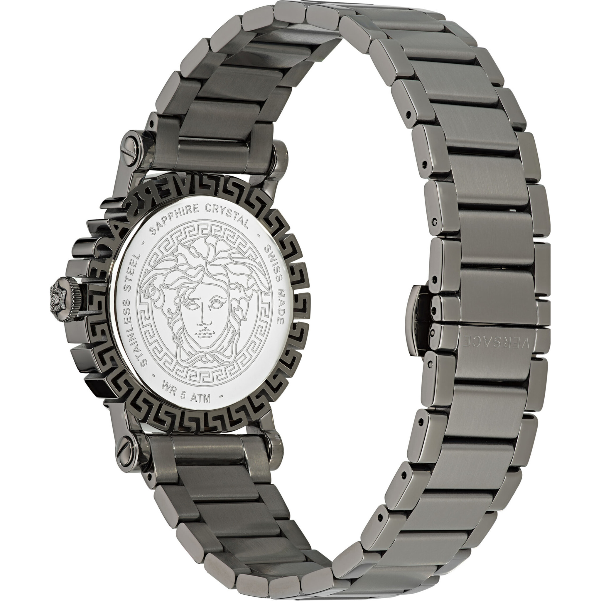 Versace Reloj Analógico De Cuarzo Greca Glam Gent