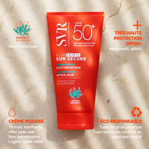 Sun Secure Blur Teinté SPF50+ - Crème Mousse Très Haute Protection Solaire 50 ml