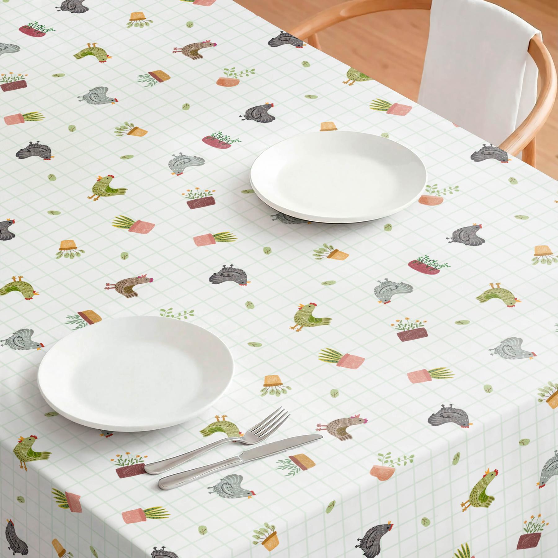 Mantel antimanchas - Algodón combinado