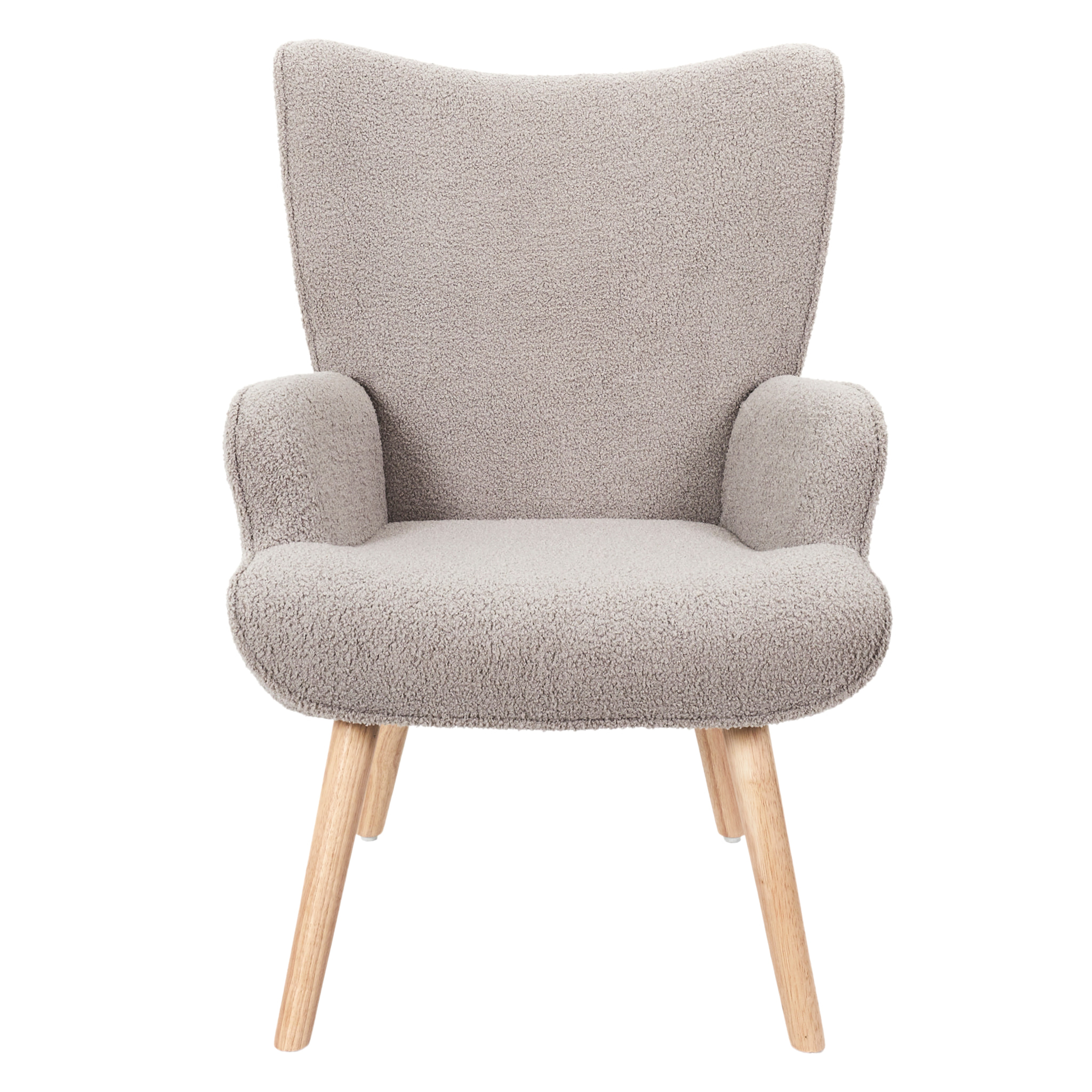 Fauteuil Bouclette Taupe