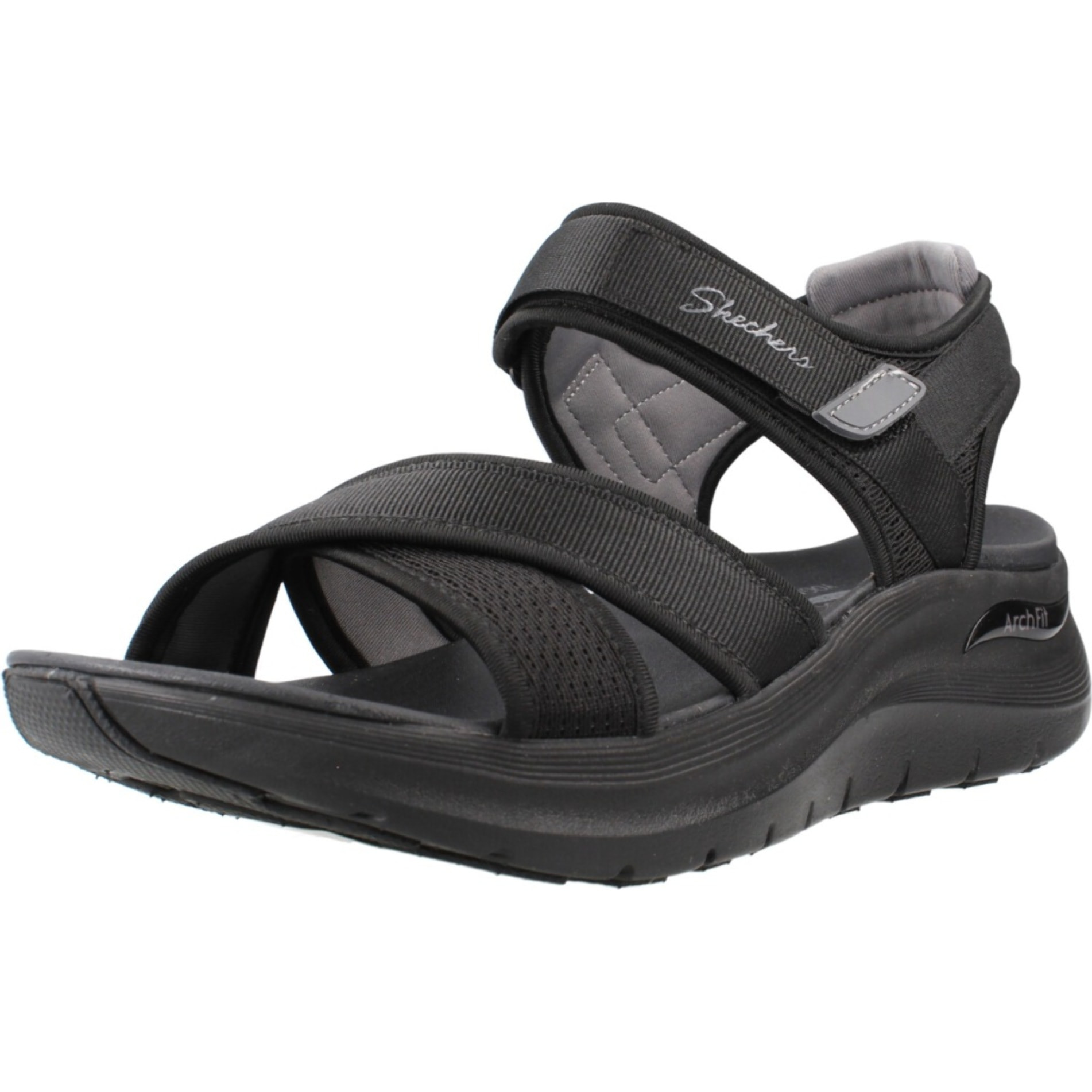 Sandalias Mujer 164078s Negro