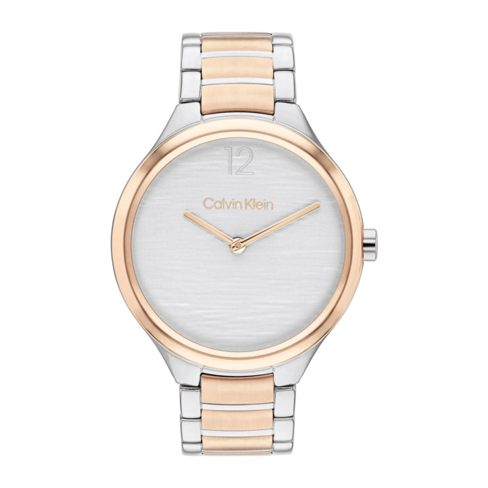Reloj Calvin Klein 25100049 Mujer Analogico Cuarzo con Correa de Acero inoxidable
