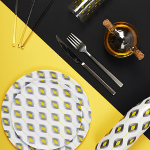 Menagere 16 Pieces Mat Shiny Inox