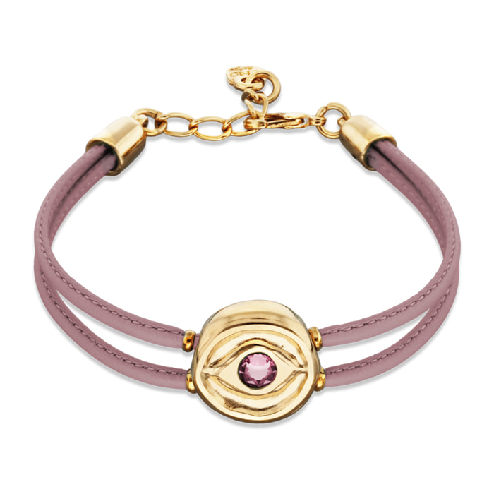 Pulsera SER INTUITIVA LILA M