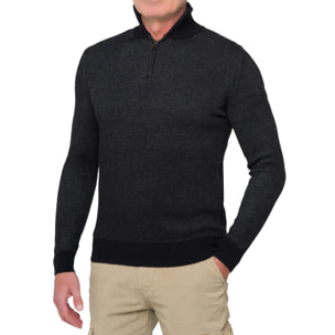 Maglia Keramas con zip nero