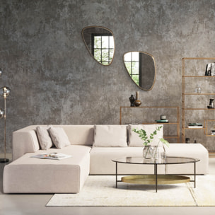 Méridienne canapé Infinity crème Kare Design