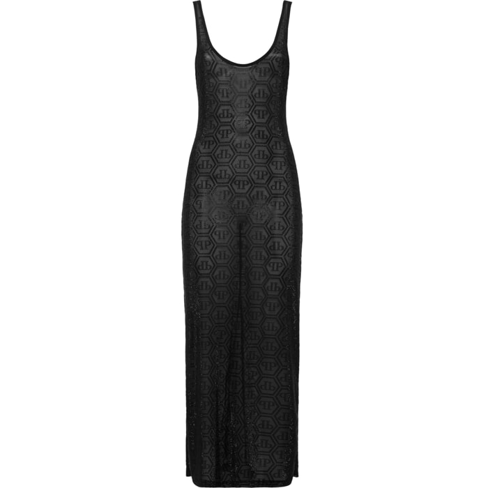 PHILIPP PLEIN Long Tank Dress MONOGRAM