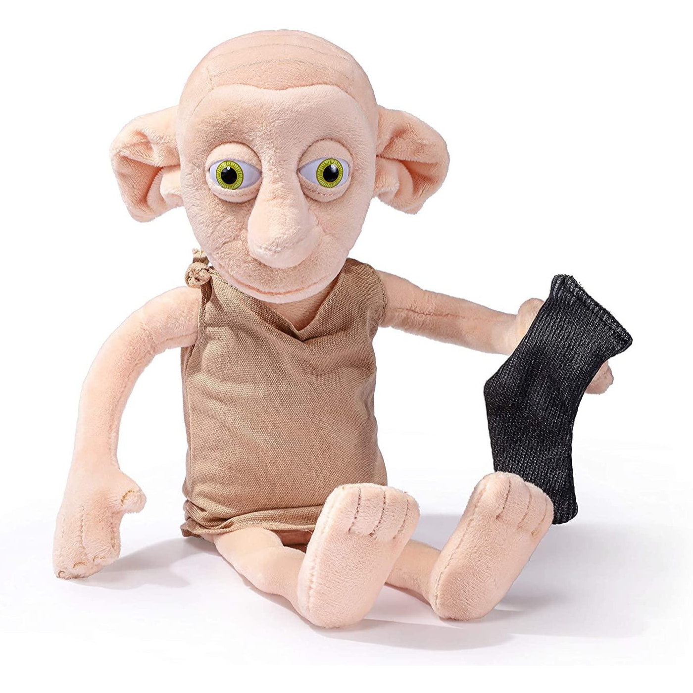 Harry Potter Peluche Interattivo Dobby con Calzino 32 cm Noble Collection