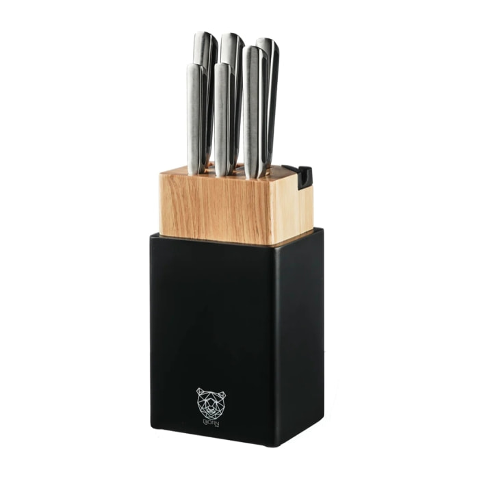 Bloc couteaux de cuisine LOKI PORVOO - 8 pièces