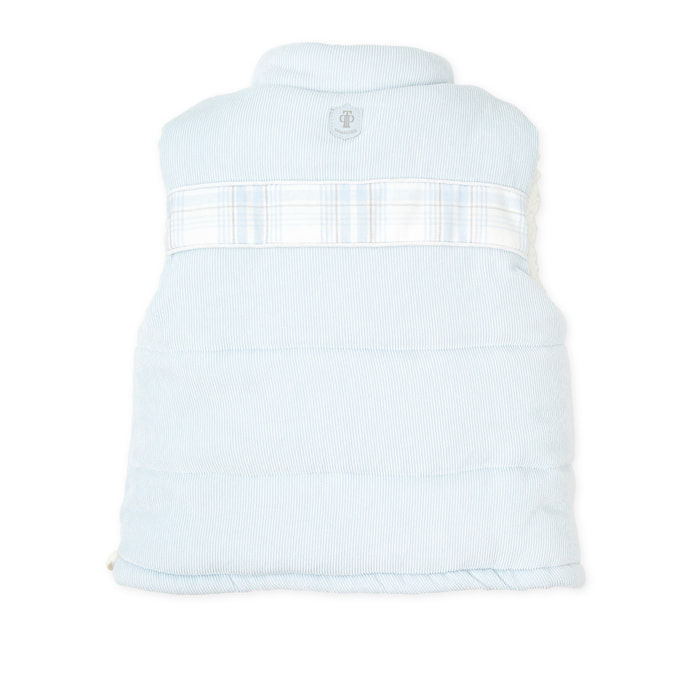 Chaleco . - Azul cielo