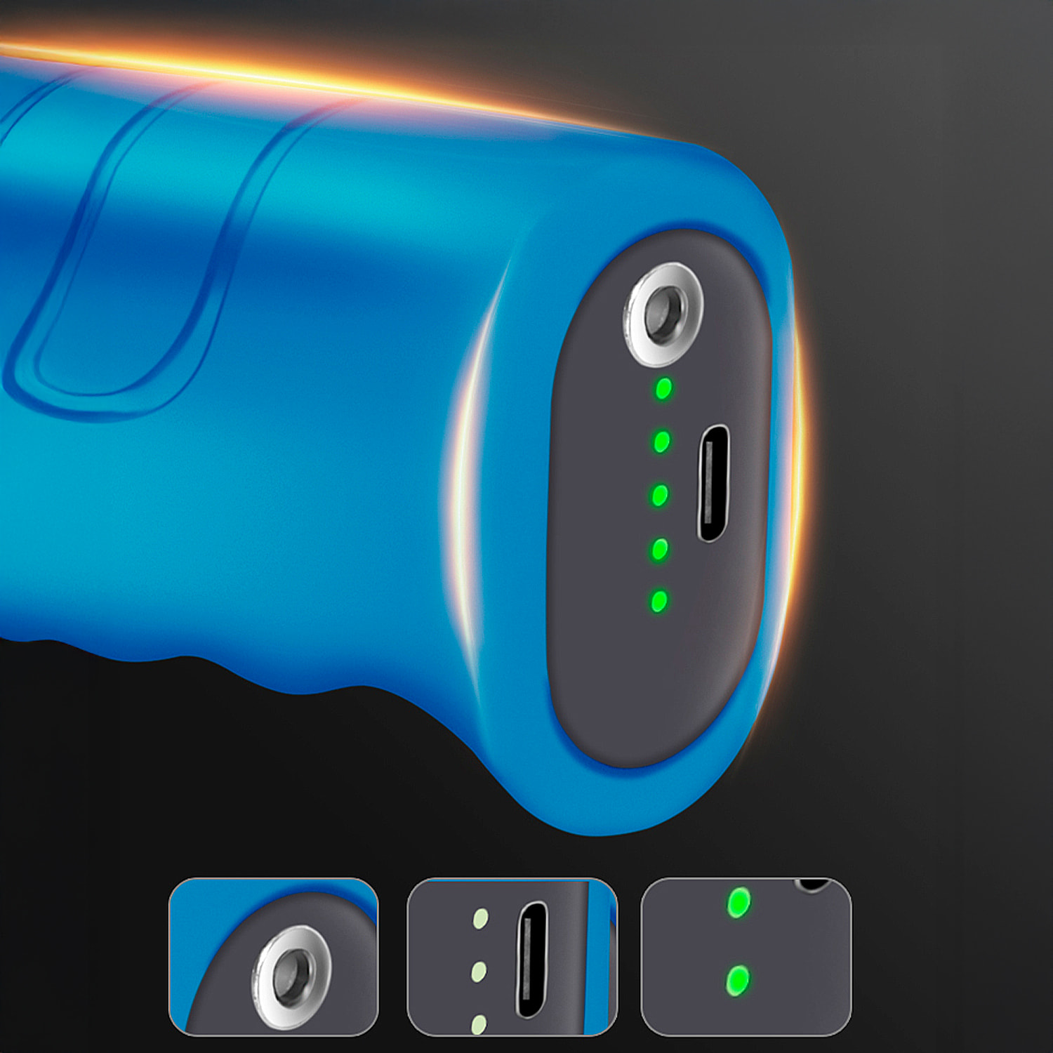 Recortadora de setos eléctrica 7.4V con 1350 rpm.