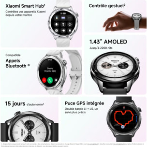 Montre connectée XIAOMI Watch S4 Silver