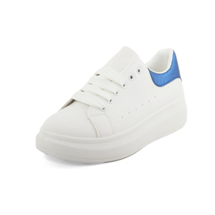 Sneakers Donna colore Blu-Altezza tacco:3,5cm