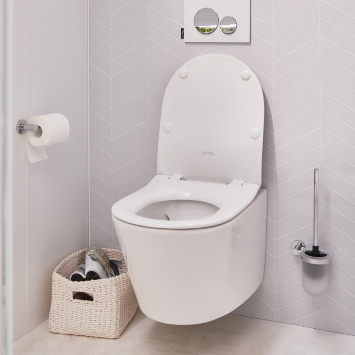 Pack WC suspendu sans bride Bastille + bâti support + plaque