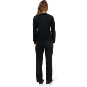 Tuta invernale donna collo alto inserti maglia linea Warm Touch