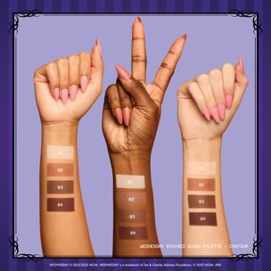 WED STAINED GLASS PALETTE CONTR