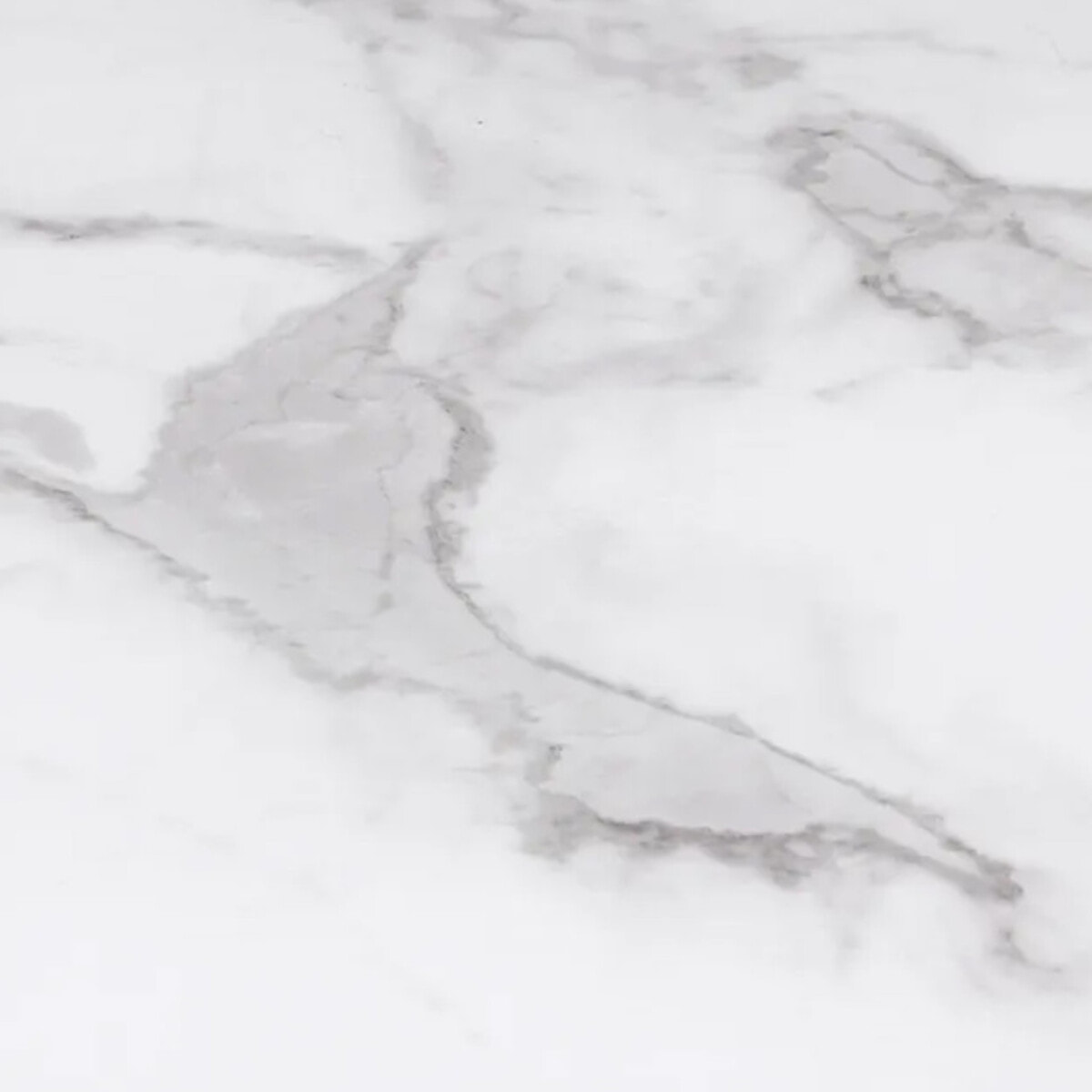 Table à manger ronde Soline Ø110cm effet marbre