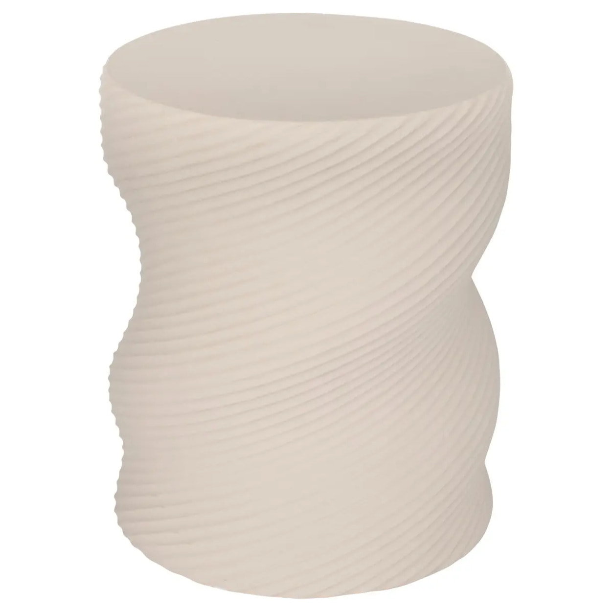 Table d'appoint Saddle sable 33x33x40cm