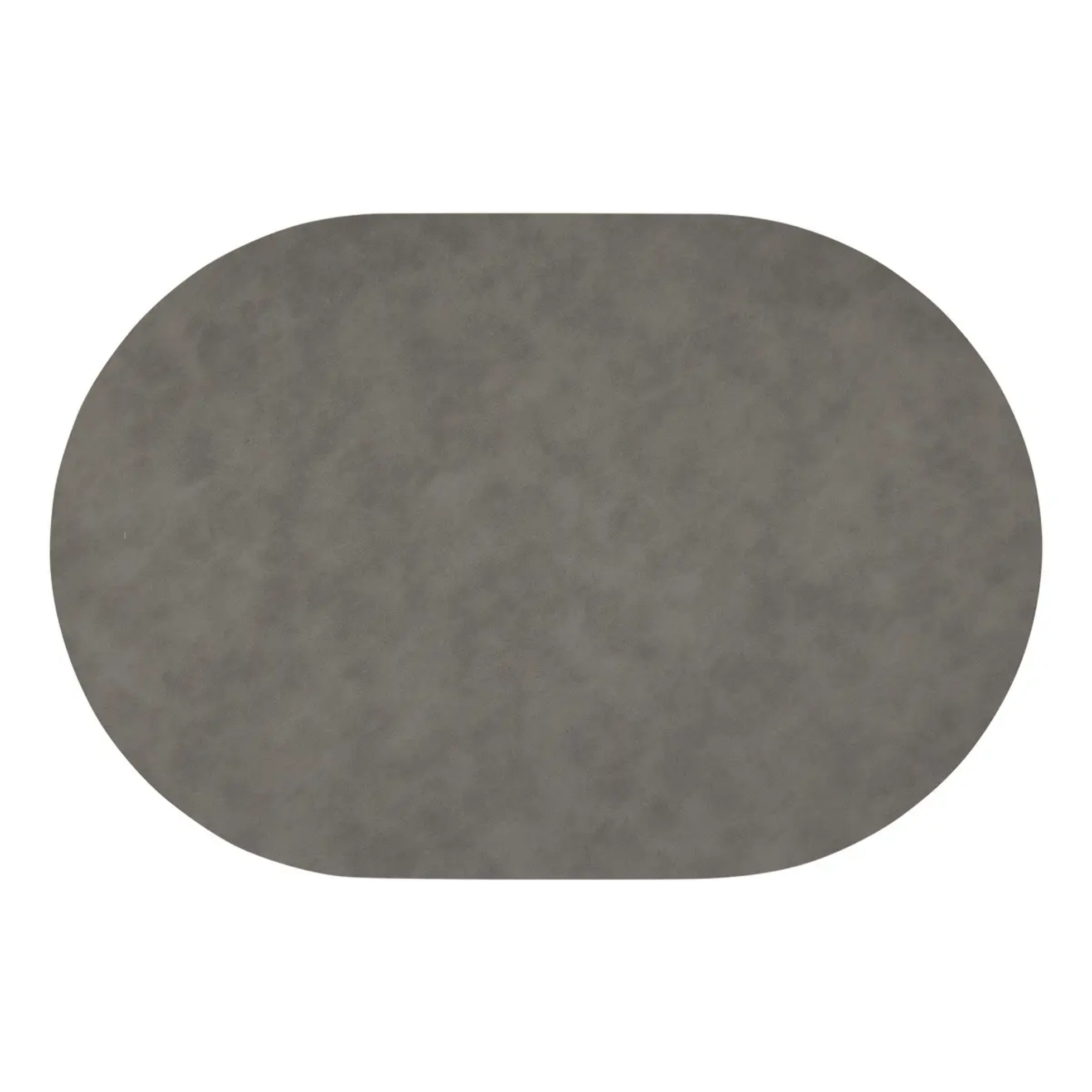 Set de table oval Kim 49x33cm gris