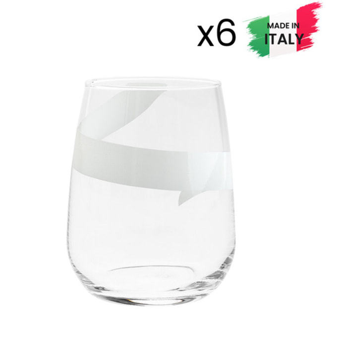 Set 6 bicchieri da acqua Ginepro