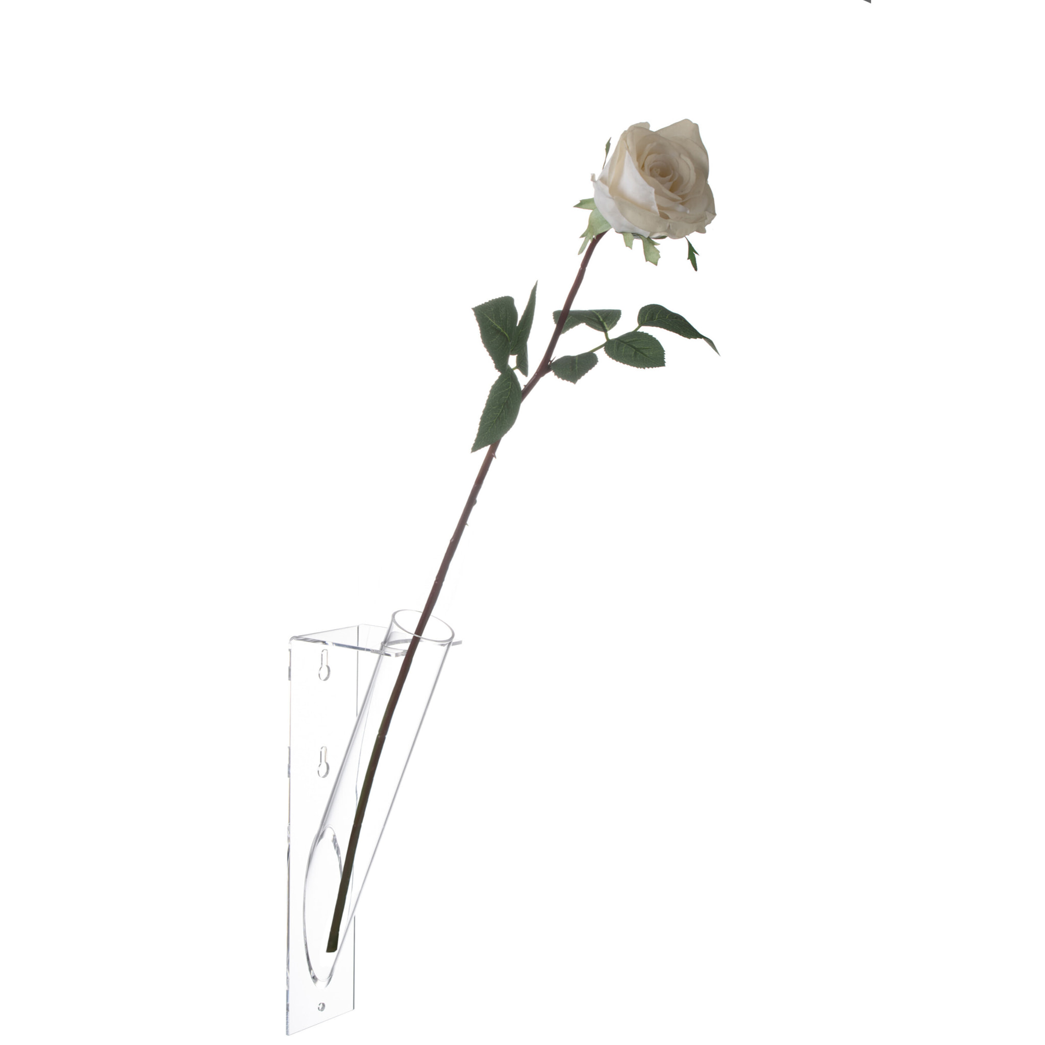 J-Line vase Fleurs Tube Acryl - plastique - small - 9.5 cm de hauteur