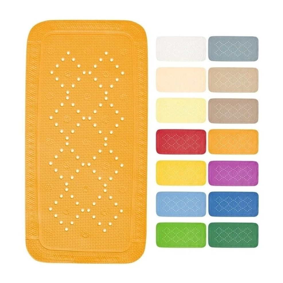 Tapis Fond de baignoire PVC ALASKA Orange Spirella