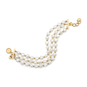 Pulsera Audrey Premium Acero Baño Oro