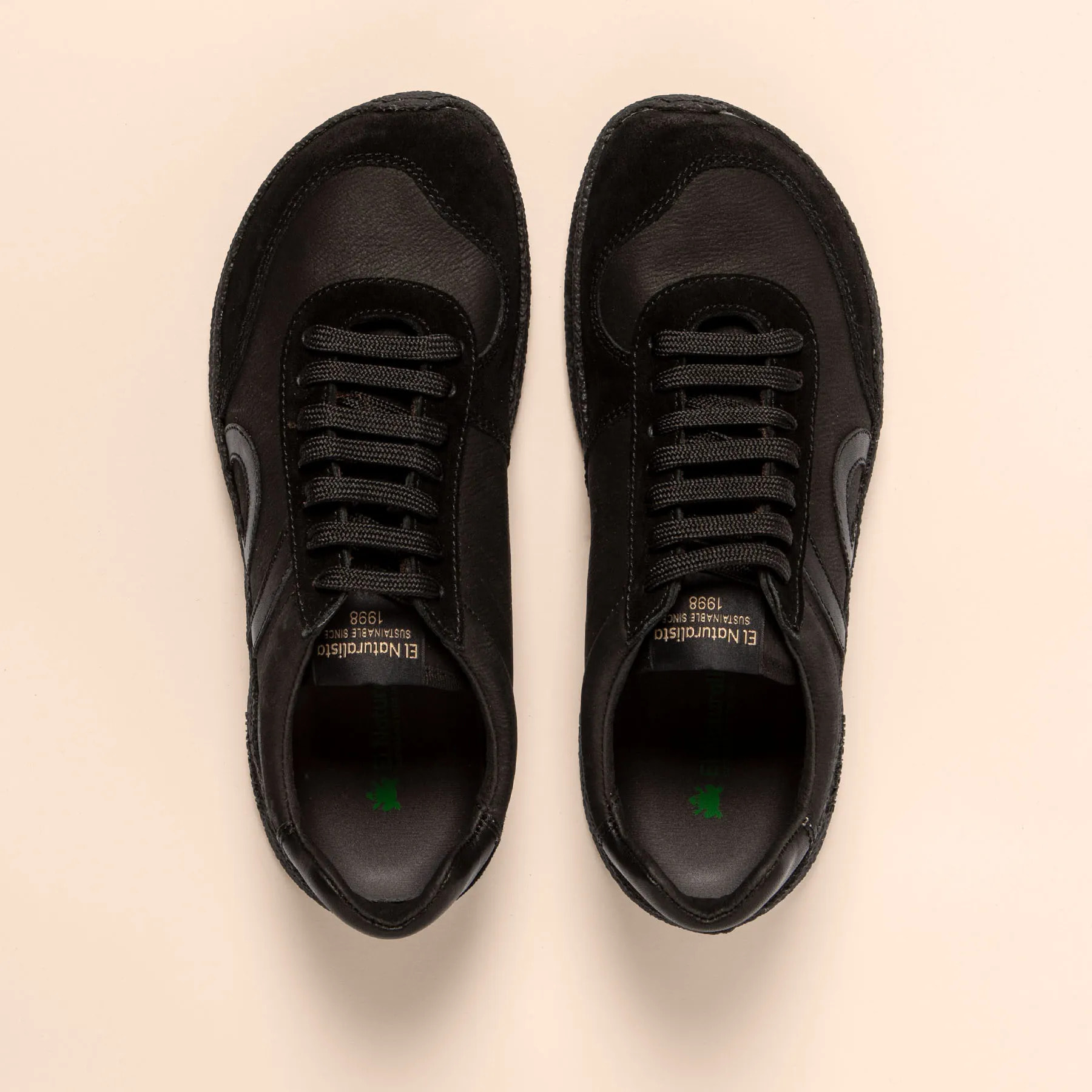 Zapatos N5435 MULTI LEATHER BLACK/OROEL color Black