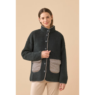 Giacca donna double face in eco-agnellino articolo sheepy Noidinotte