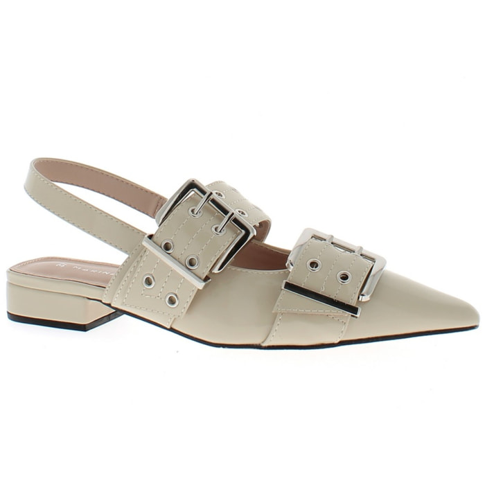 Marina Galanti Scarpe Donna Sandals Ballet Flat Slingback MG 1A152 Beige