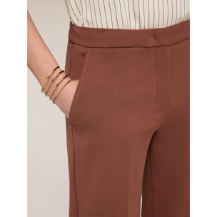 Motivi - Pantalones cropped The Tailoring Lab - Marrón