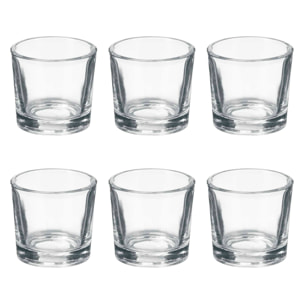 Set 6 vasos chupito 40ml colección vivalto