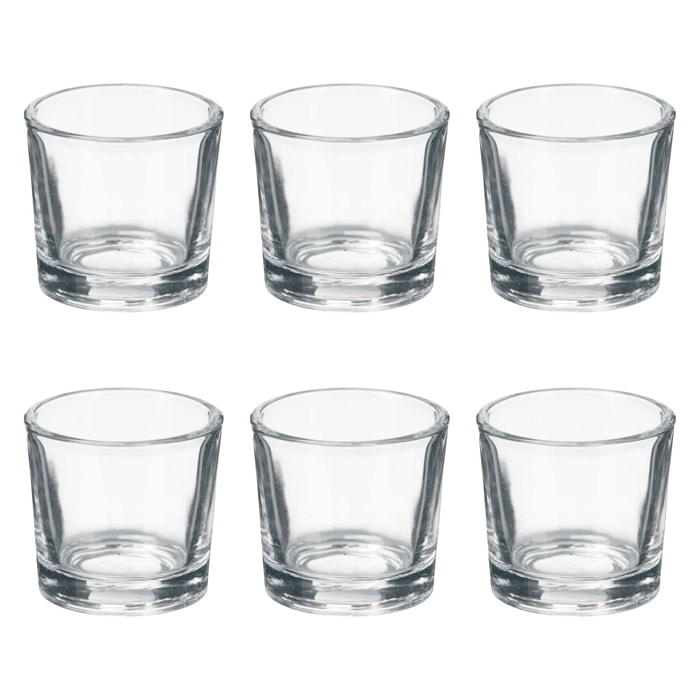 Set 6 vasos chupito 40ml colección vivalto