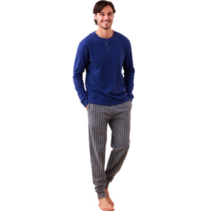 Pigiama punto milano rigato. Noidinotte