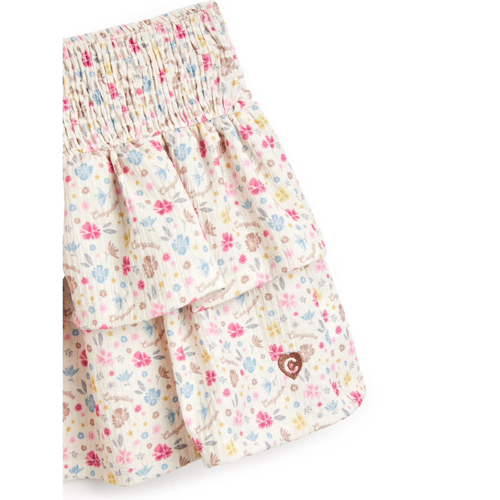 Falda Volantes Estampado Florar