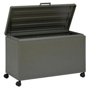 Coffre de rangement Edenio vert laurier 510L