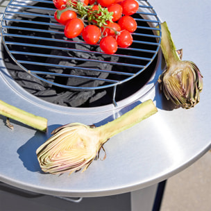 Brasero barbecue Ø59cm avec espace de rangement IZALCO