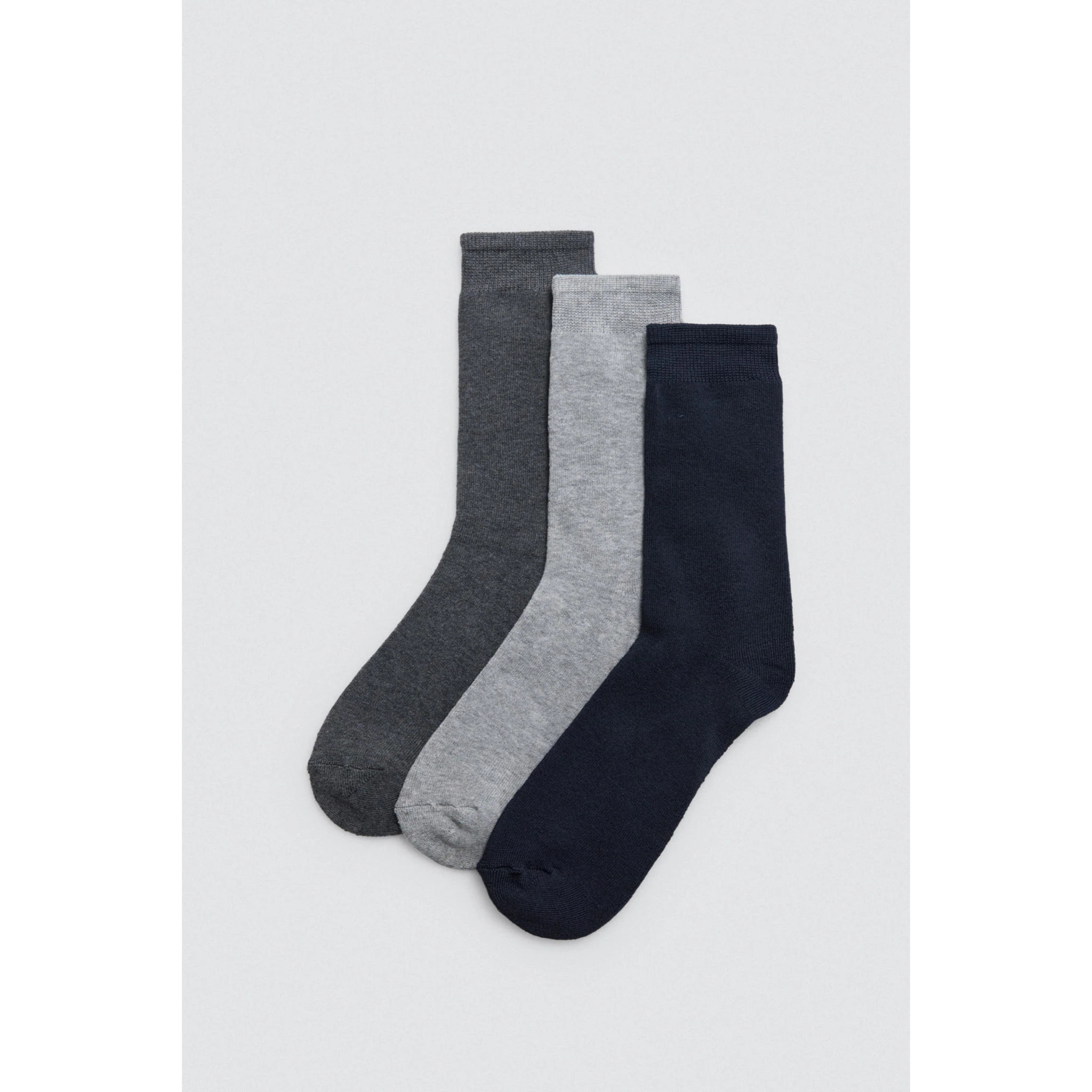 Confezione da 4 calzini da donna in flanella stampata con suola antiscivolo