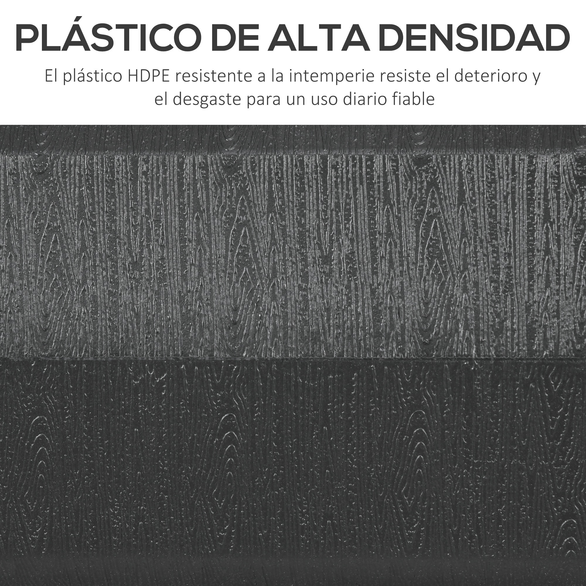 Base de Sombrilla Rectangular Soporte para Parasol Rellenable de Agua 30 kg y Arena 40 kg para Poste de Paraguas de Ø38/48 mm para Terraza Patio Jardín 49x49x36,5 cm Negro