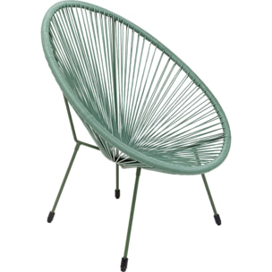 Fauteuil de jardin Acapulco Mono vert Kare Design