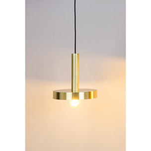 WHIZZ Colgante oro satinado y negro