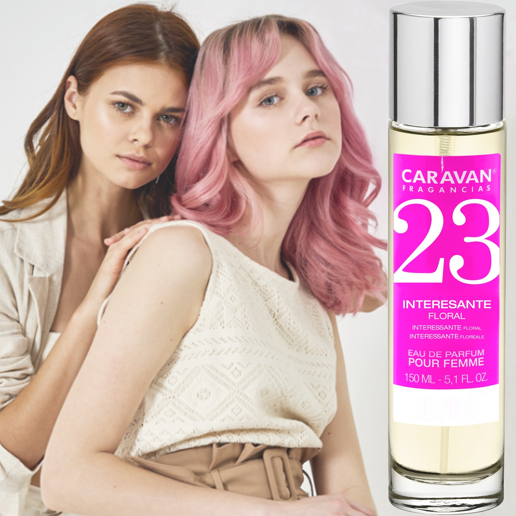 Set de 2 perfumes caravan para mujer nº23 y nº 21