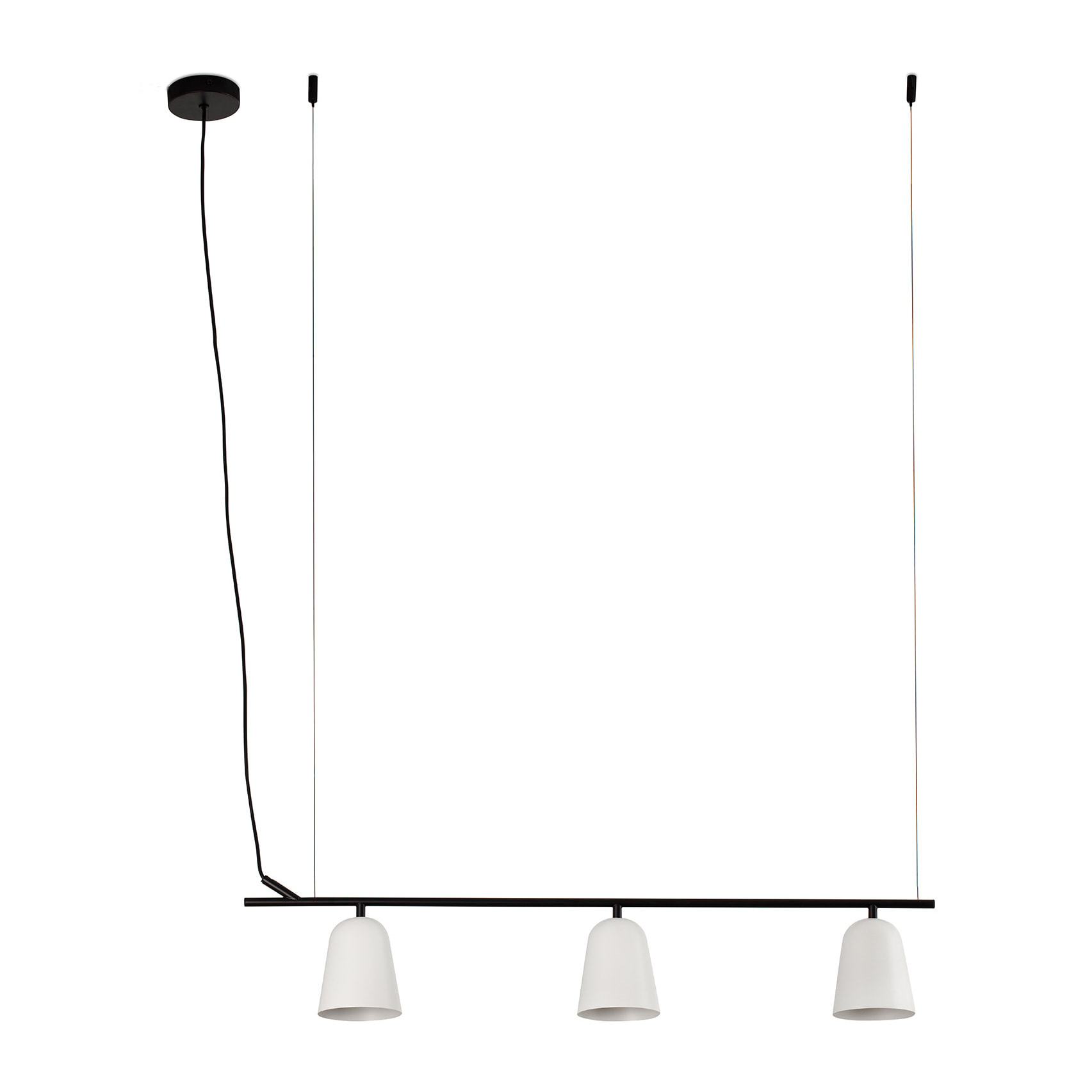 STUDIO Lineal Lampe suspension linéaire blanche