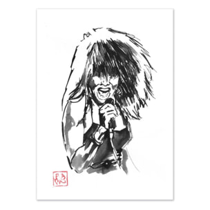 Art-Poster - Tina Turner - Pechane Sumie - 50 x 70 cm
