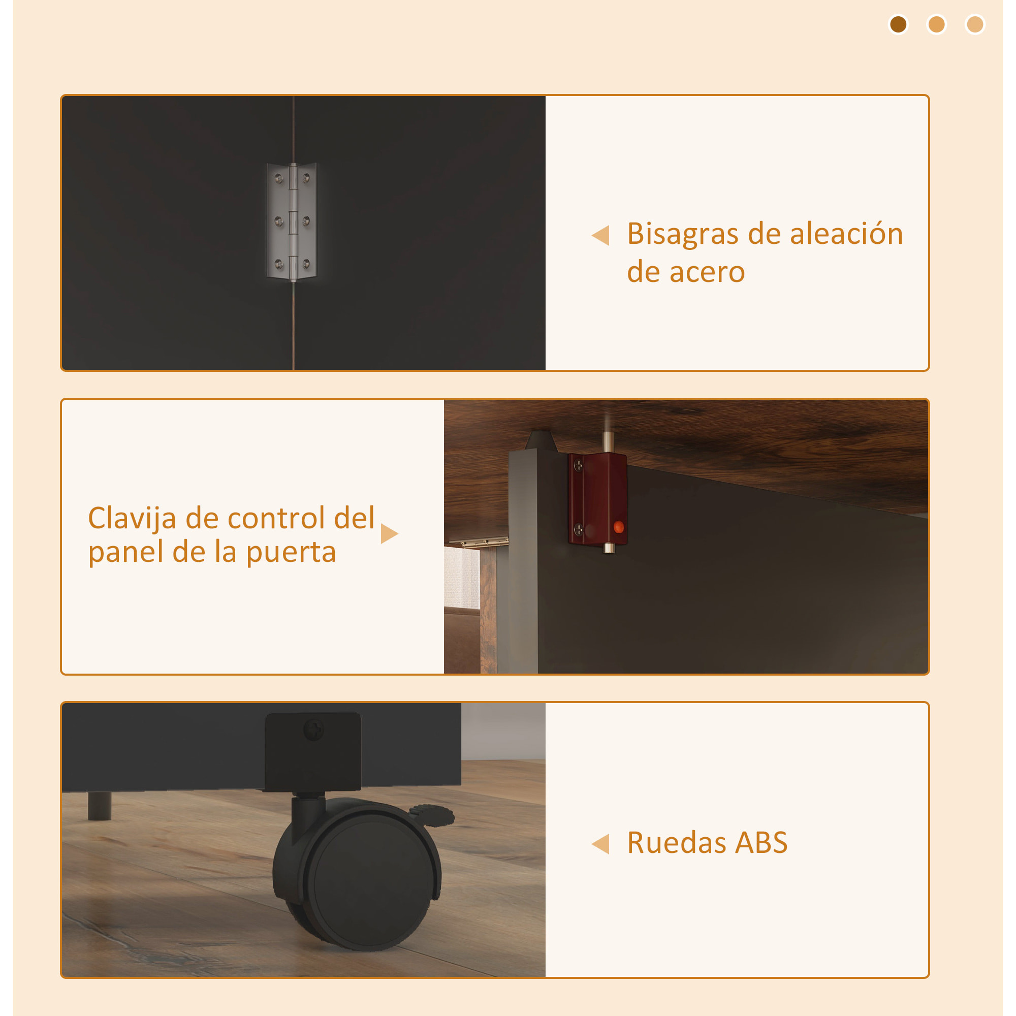 Mesa Plegable de Comedor Mesa de Cocina Plegable con Ruedas Alas Abatibles Cajón y Estantes para 2-4 Personas 120x72x75 cm Marrón Rústico y Negro