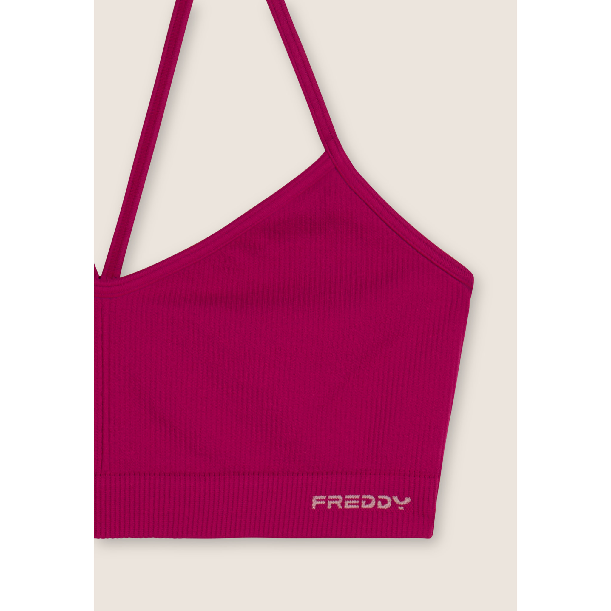 Top sportivo seamless con spalline incrociate